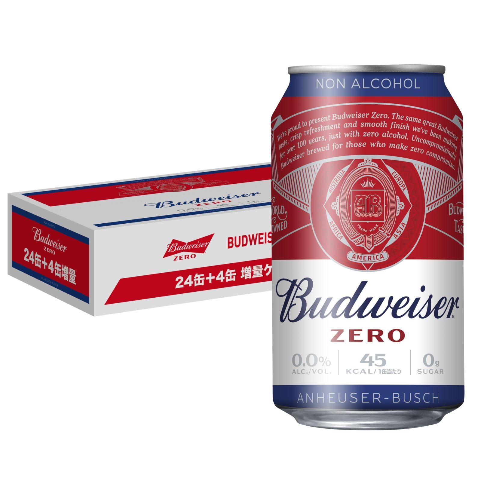 Amazon.co.jp: 【増量パック】バドワイザー ゼロ Budweiser ノン